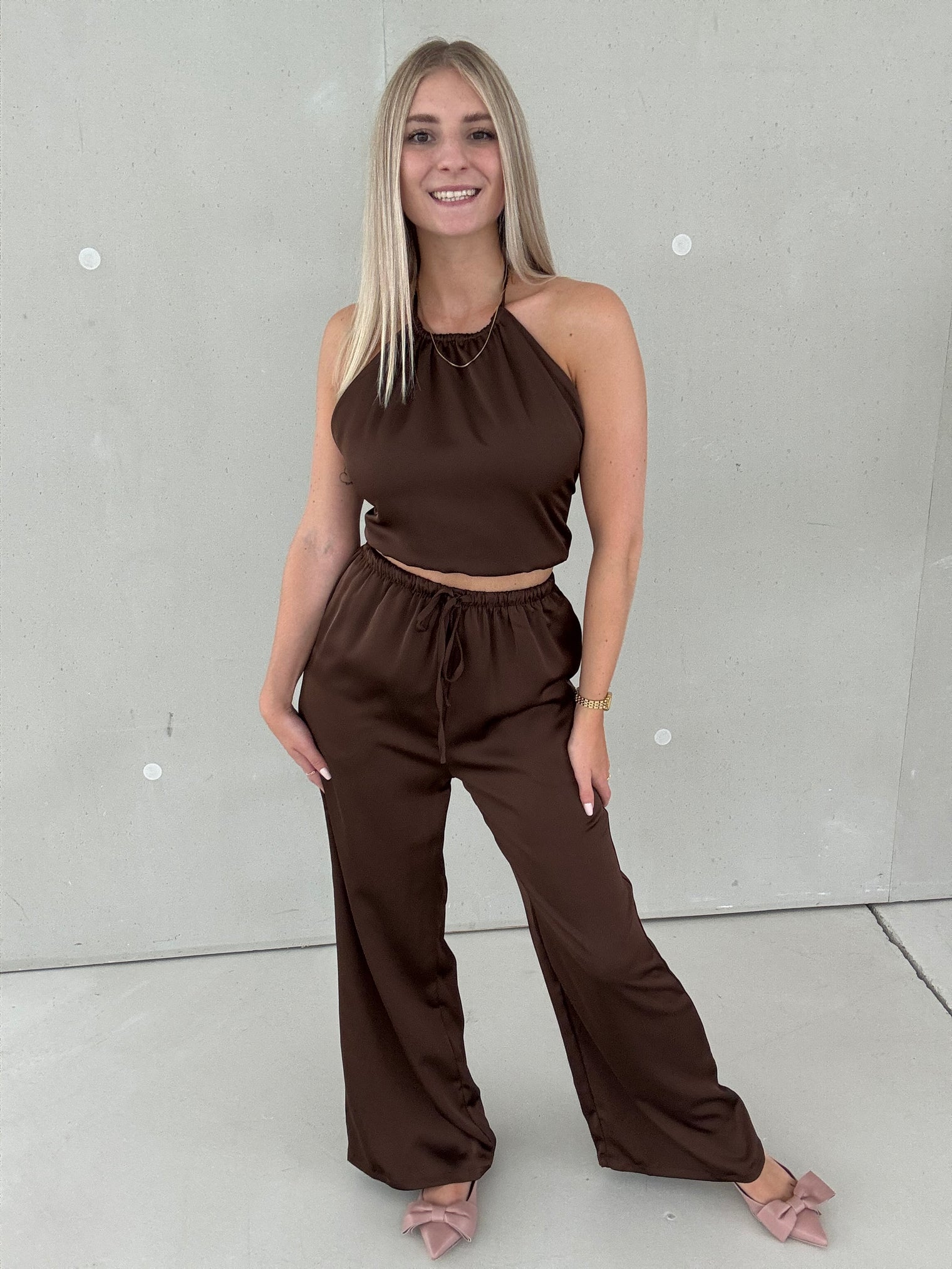 Hose SILKY ELEGANCE coffee