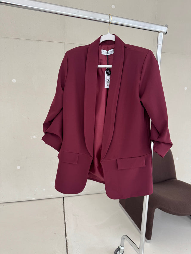 Blazer BASIC LOVE burgundy