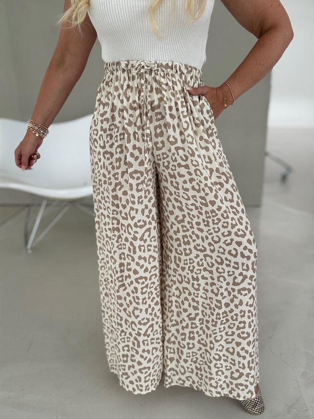 Hose weiß LEO LOVER beige