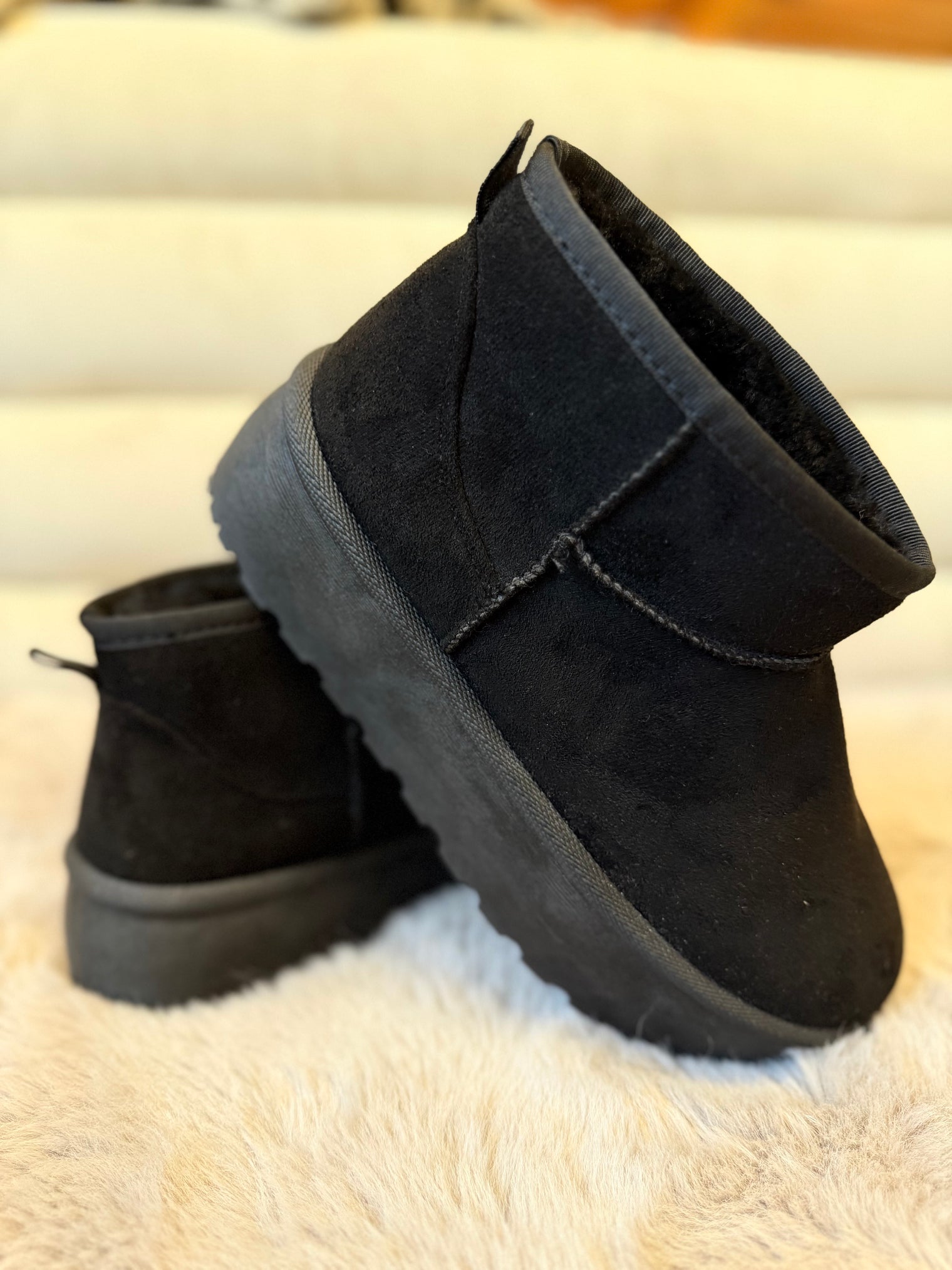 Boots COZY BLACK