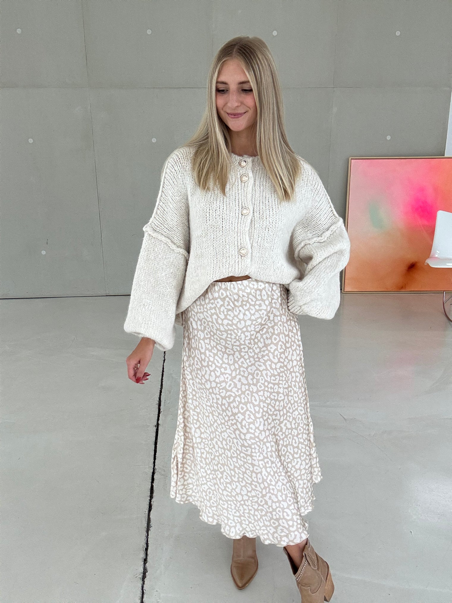 Silky Rock SOFT LEO beige/weiß