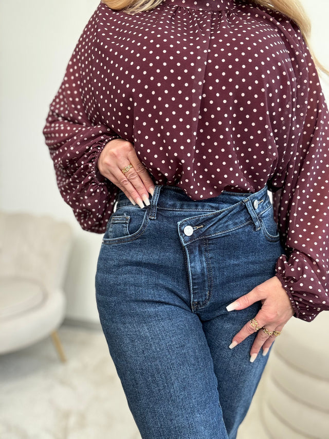 Jeans DARK BLUE mit Stretch und Fashion Bund