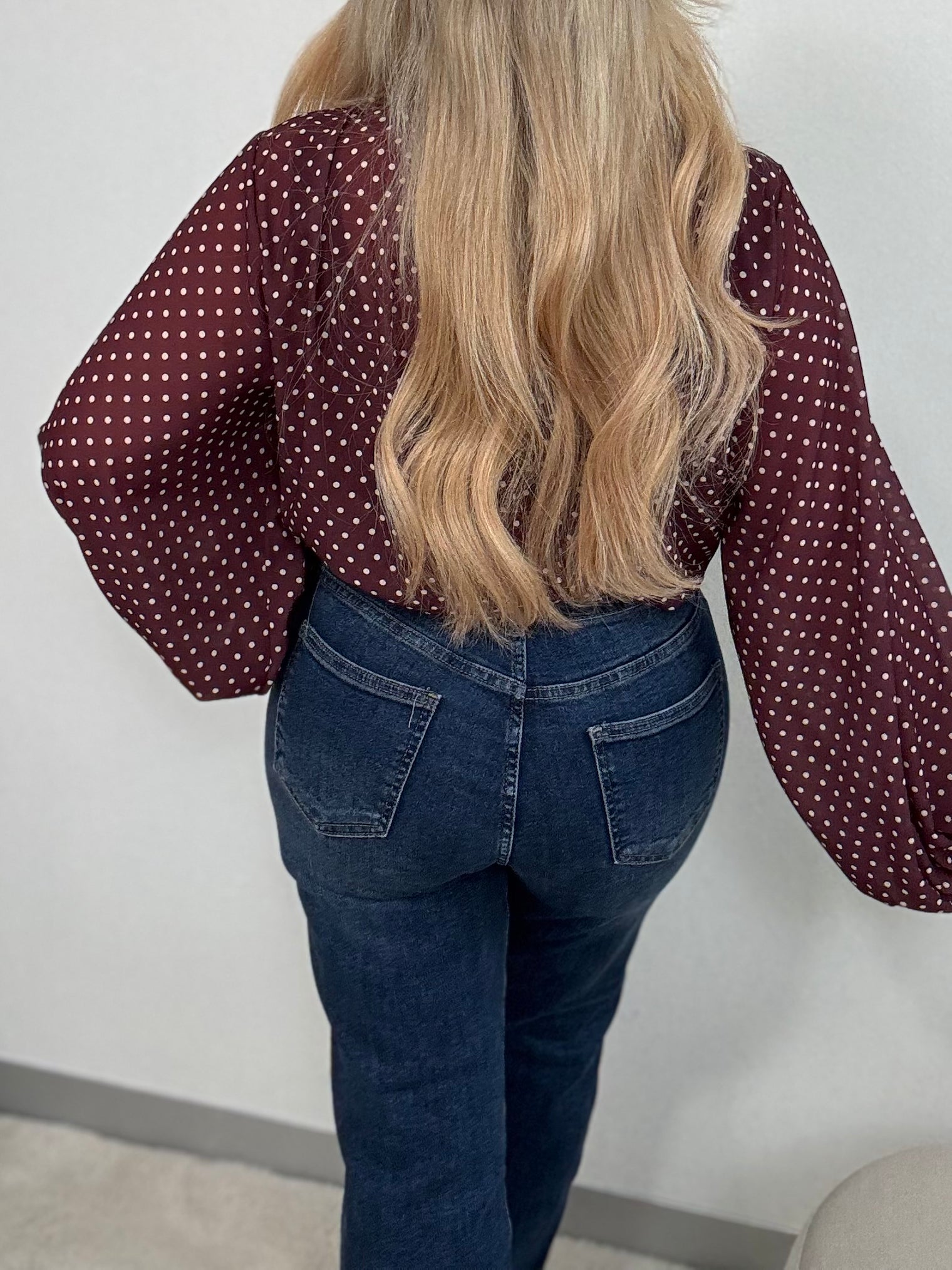 Jeans DARK BLUE mit Stretch und Fashion Bund