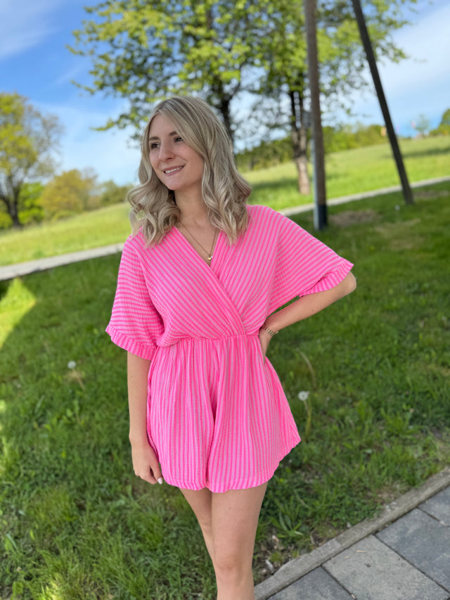 Jumpsuit rosa SOFT STRIPES pink