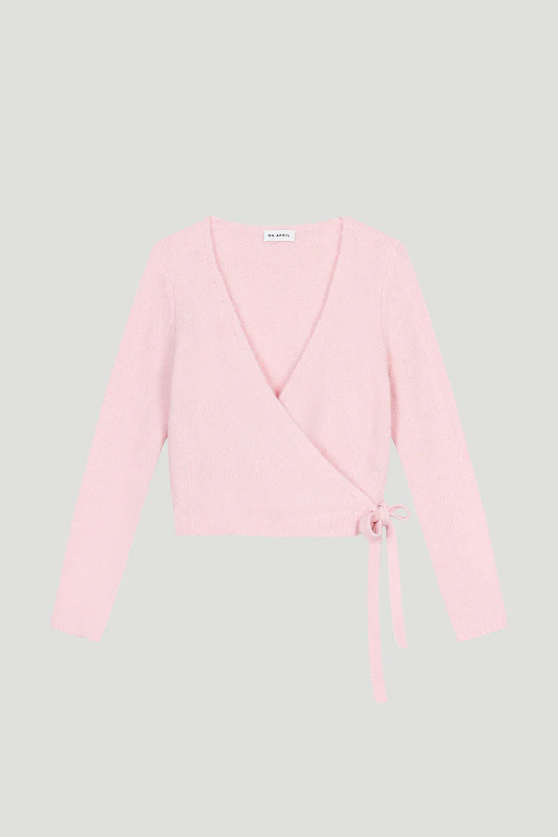 OH APRIL Indie Wrap Jacket Sugar Pink