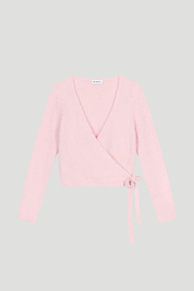 OH APRIL Indie Wrap Jacket Sugar Pink