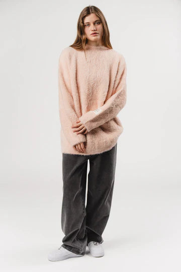 KARO KAUER KNIT SWEATER ROSE