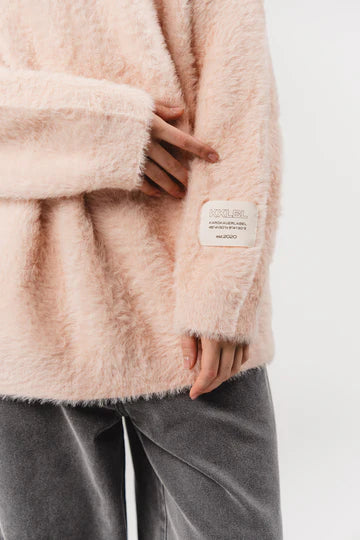 KARO KAUER KNIT SWEATER ROSE