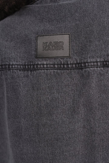 KARO KAUER DENIM VEST GREY