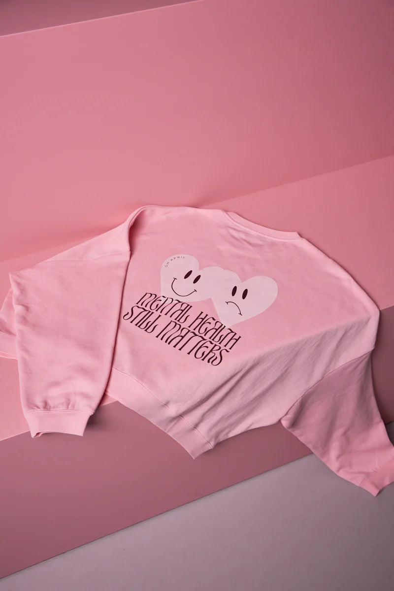 OH APRIL Light Sweater Mental Health ROSE