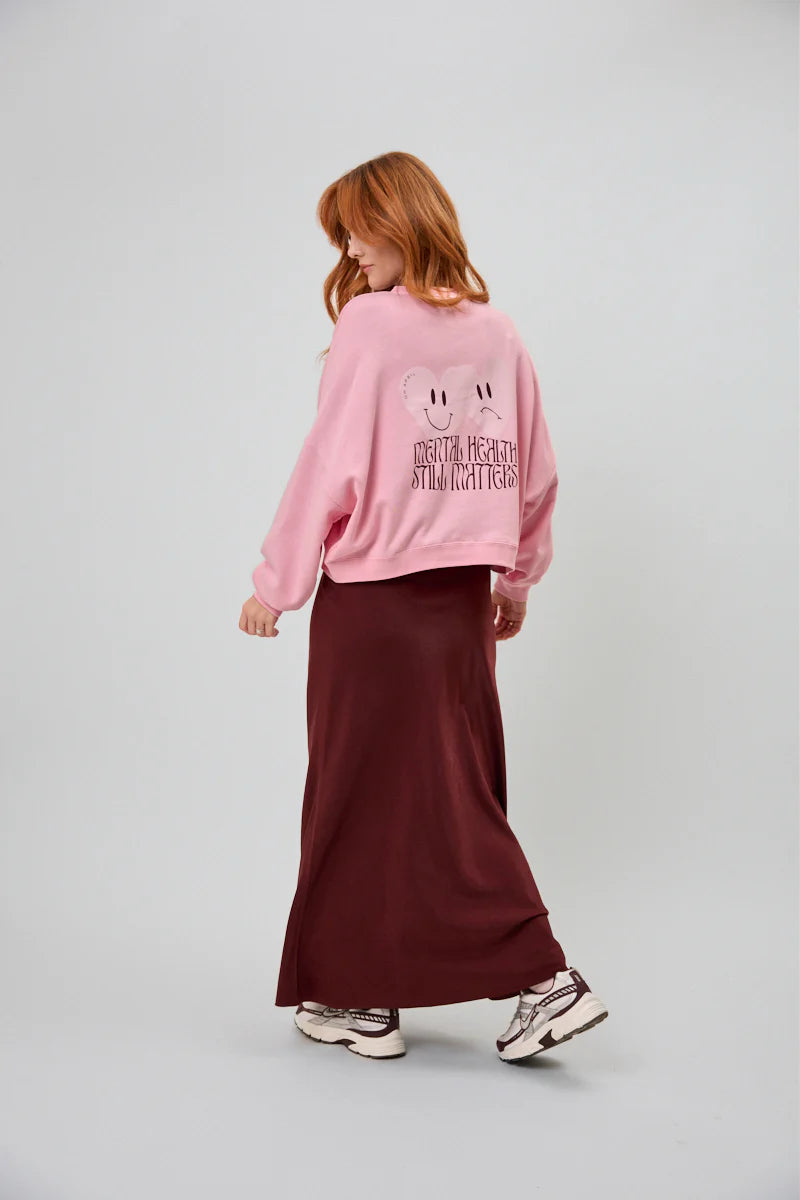 OH APRIL Light Sweater Mental Health ROSE