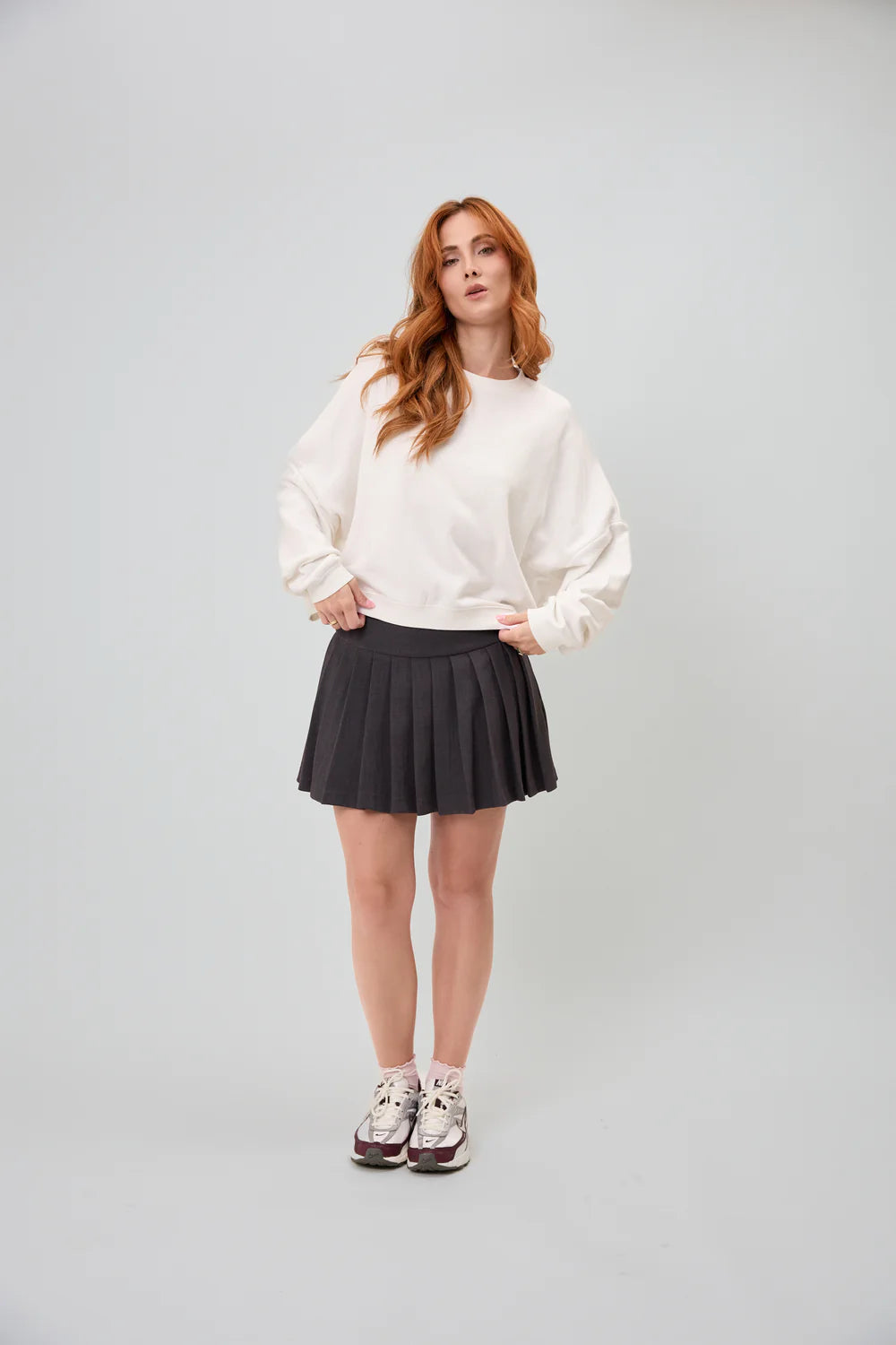 OH APRIL Light Sweater Mental Health WHITE