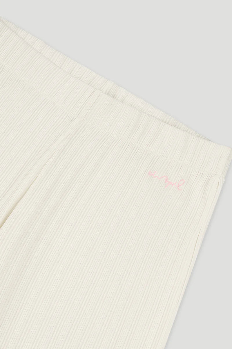 OH APRIL Lyle Extra Flared Pants Off White