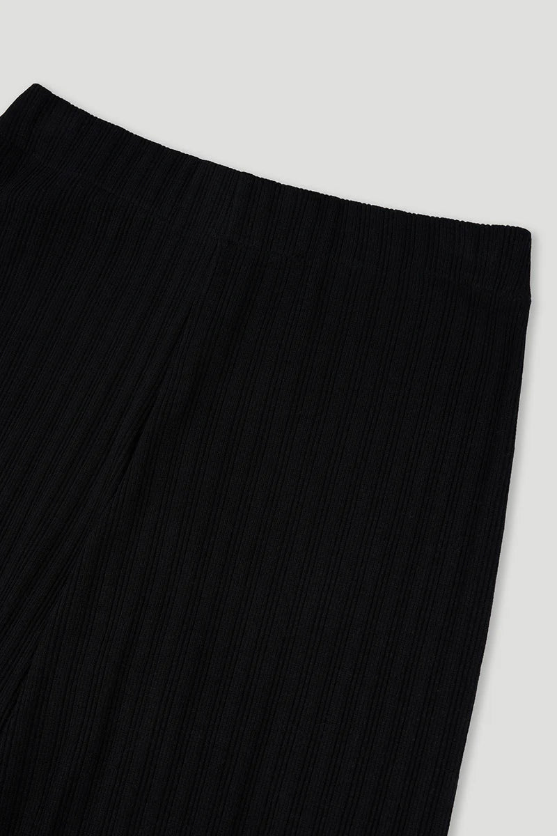 OH APRIL Lyle Flared Pants black