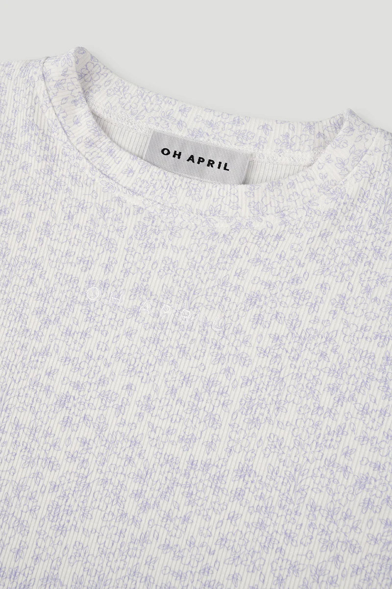 OH APRIL Marisa Top Petite Blossom Print