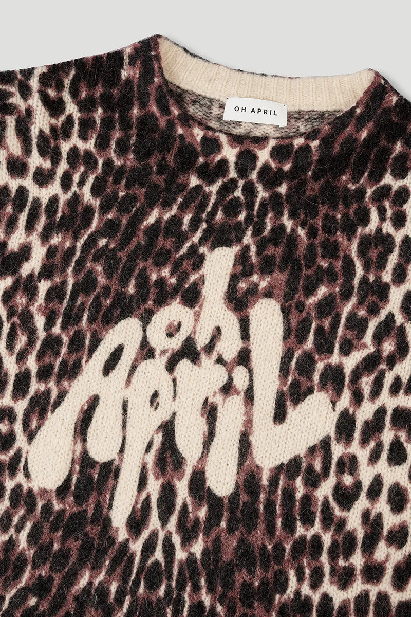 OH APRIL Moani Jumper Leo Cherrywood