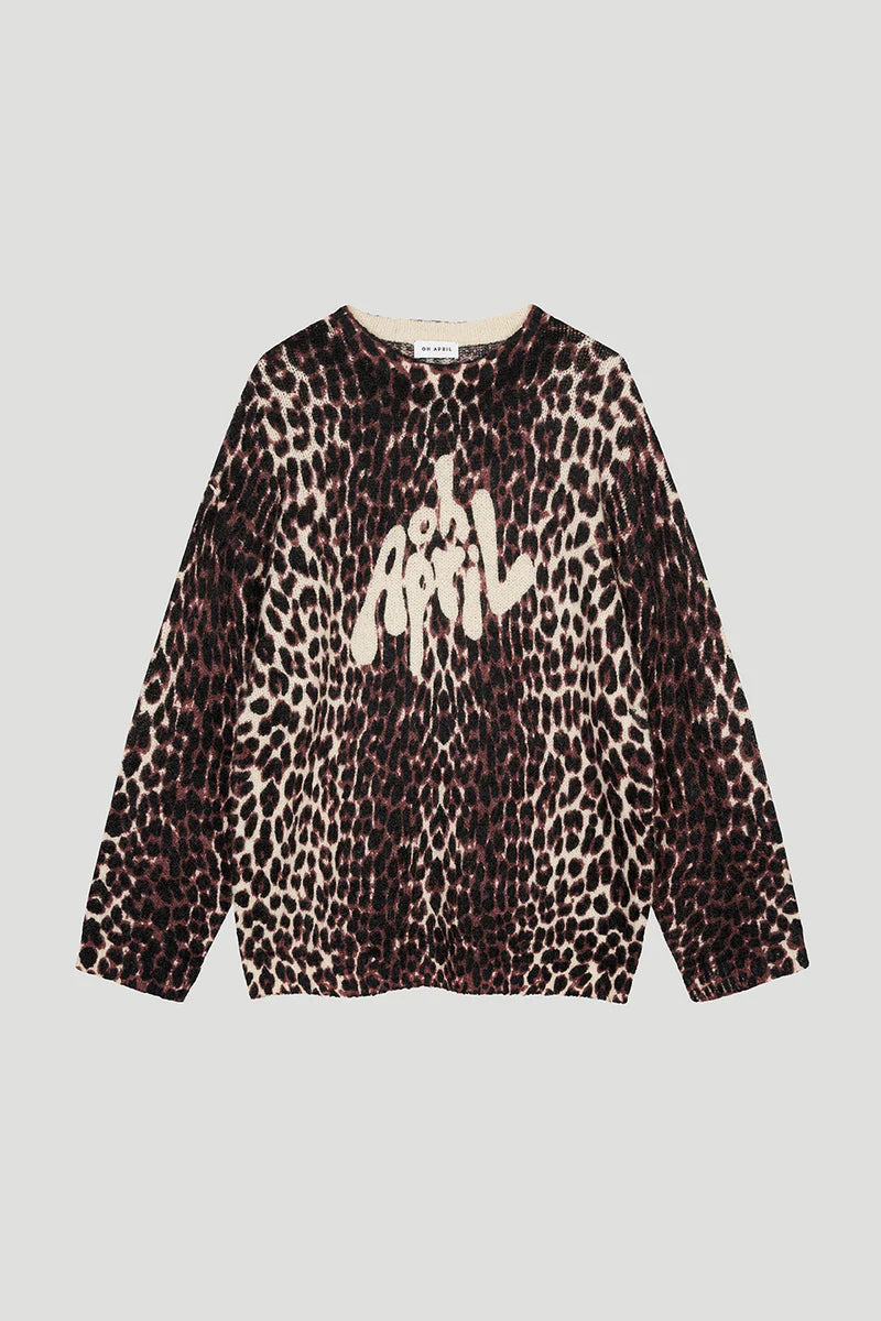 OH APRIL Moani Jumper Leo Cherrywood