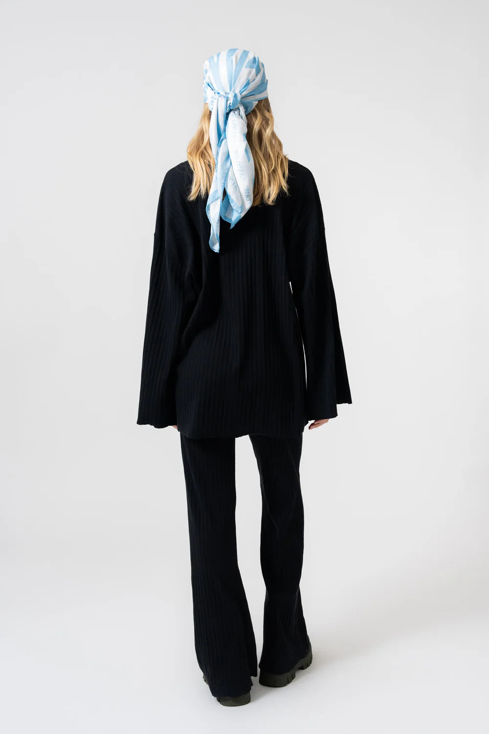 OH APRIL Lyle Flared Pants black