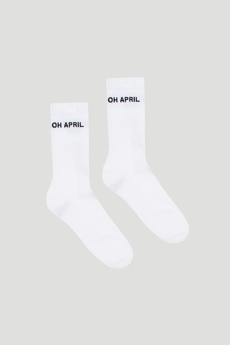 OH APRIL Steffi Socks WHITE
