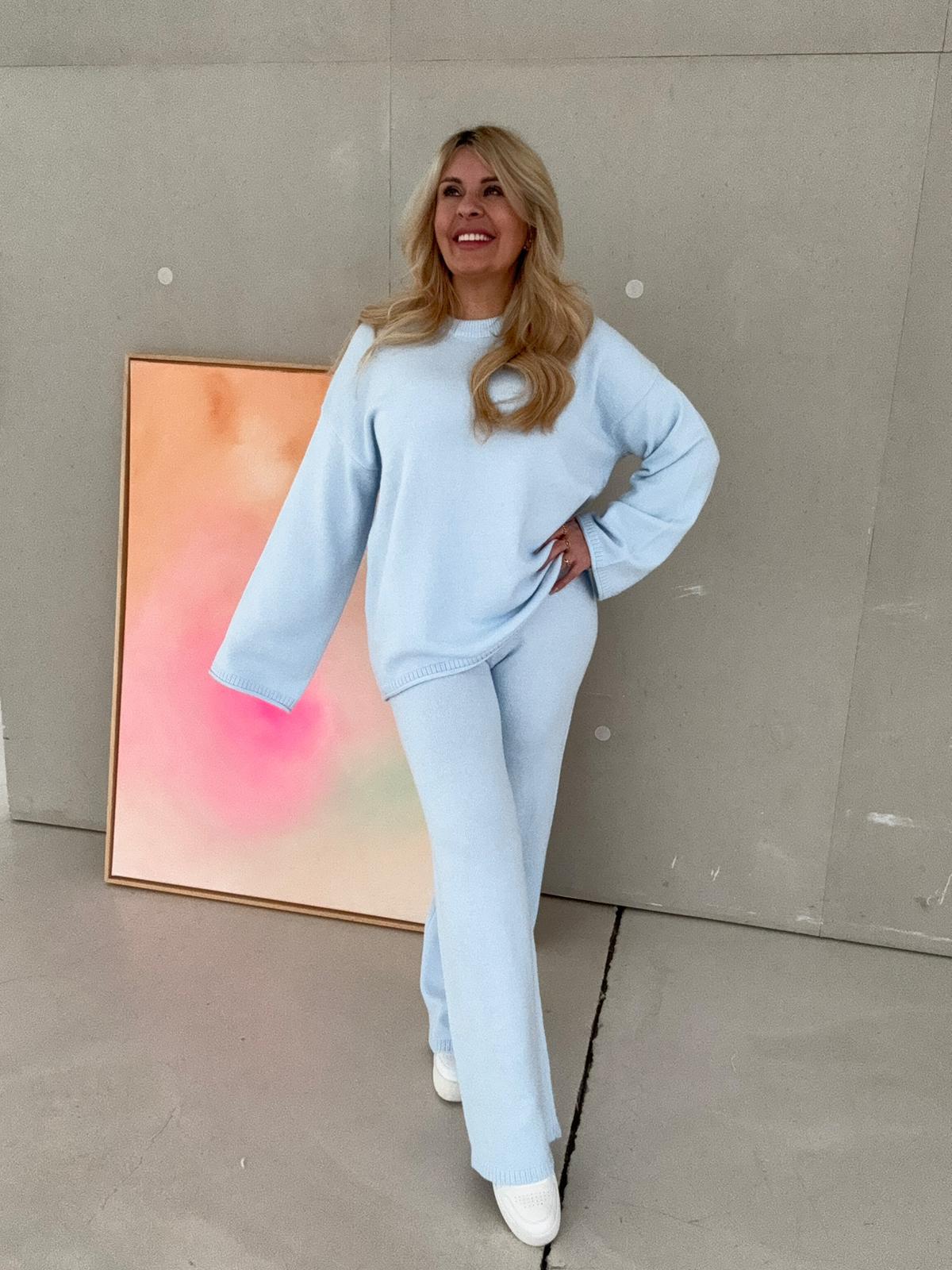 Hose himmelblau CLOUDY SKY