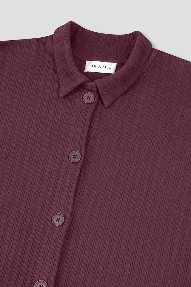 OH APRIL Fleur Blouse Fig