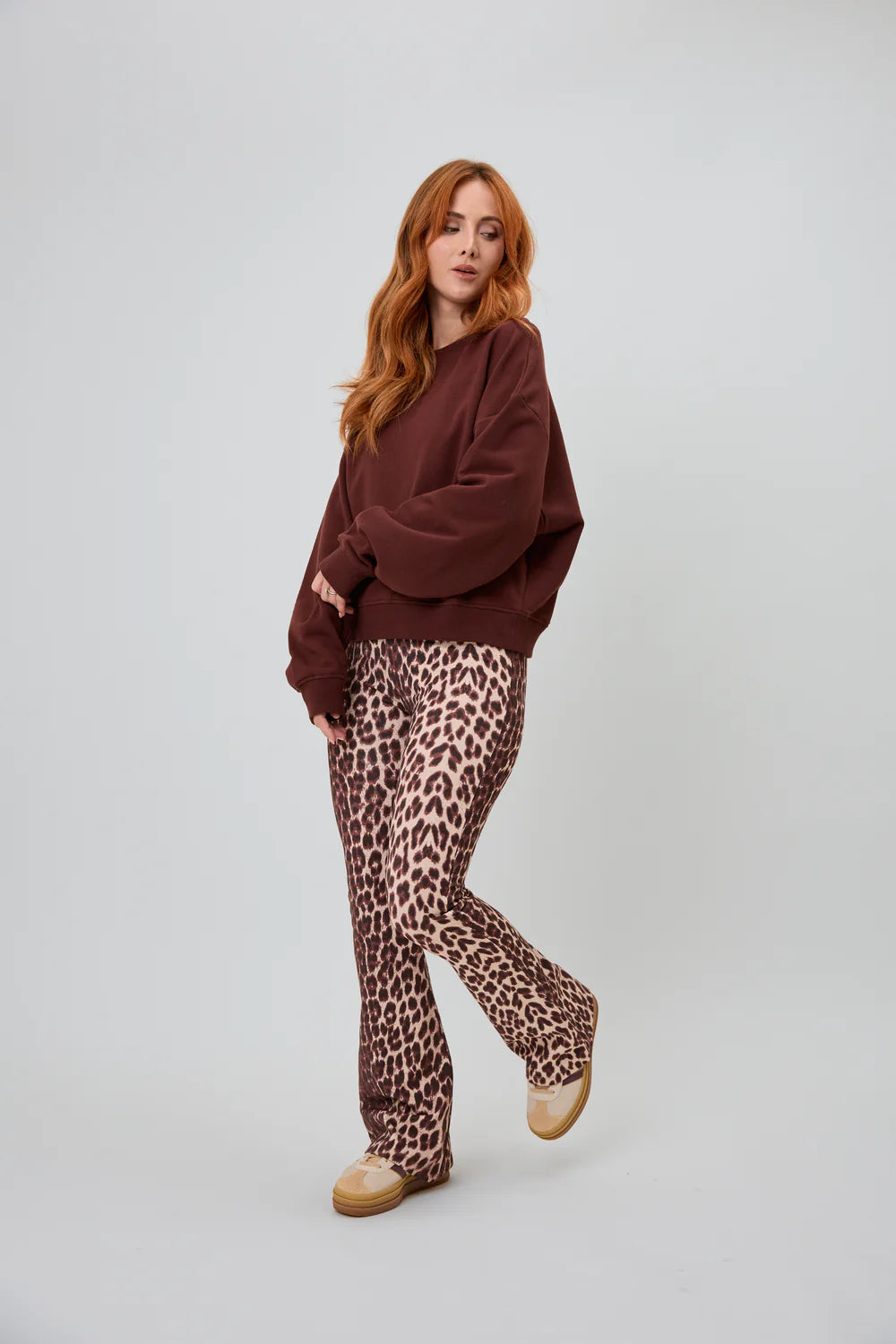 OH APRIL Regular Sweater Mental Health BROWN