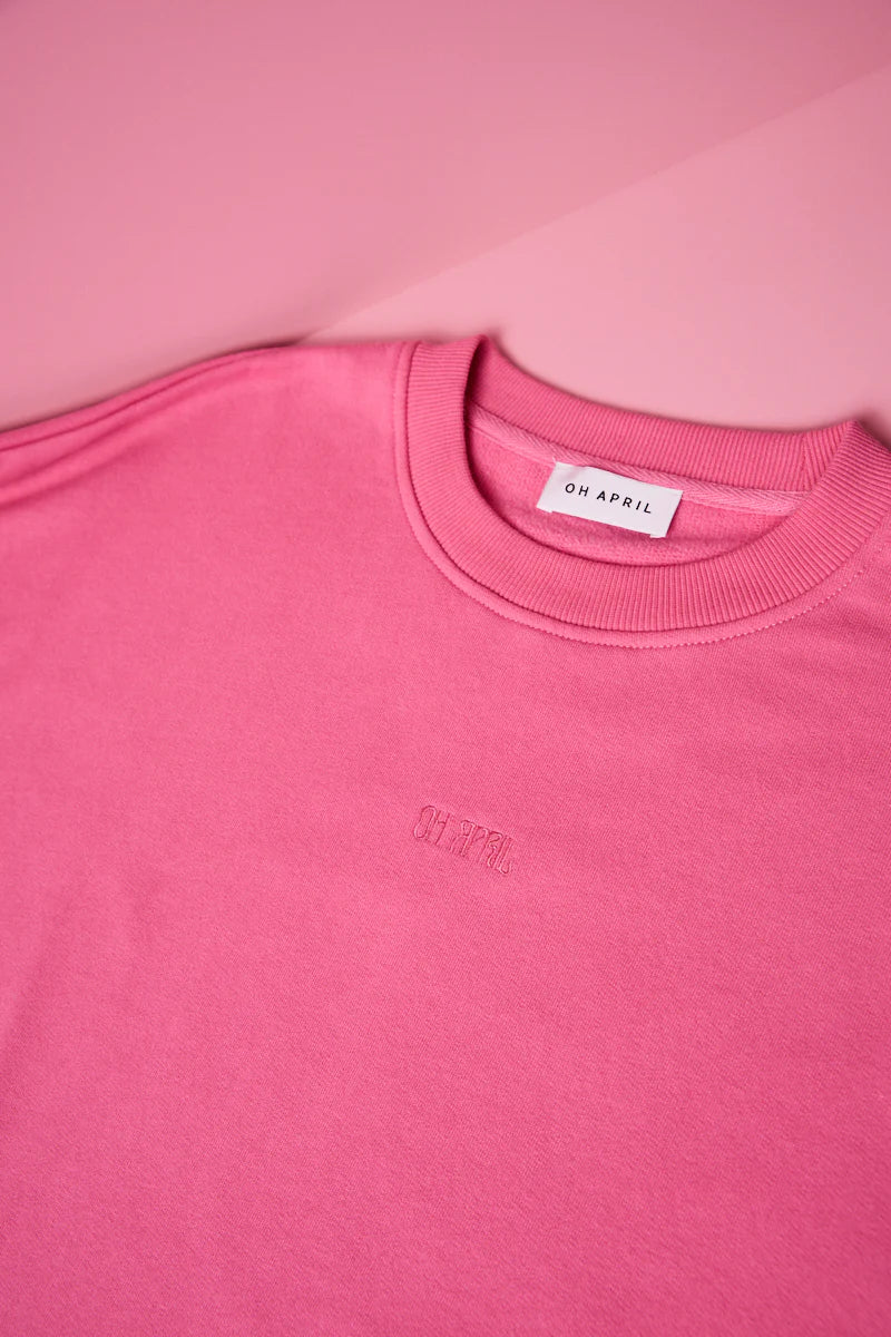 OH APRIL Regular Sweater Mental Health PINK