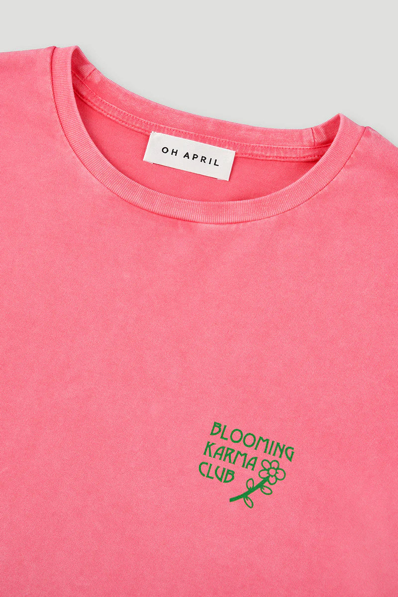 OH APRIL Regular T-Shirt Bloom Raspberry Sorbet Acid