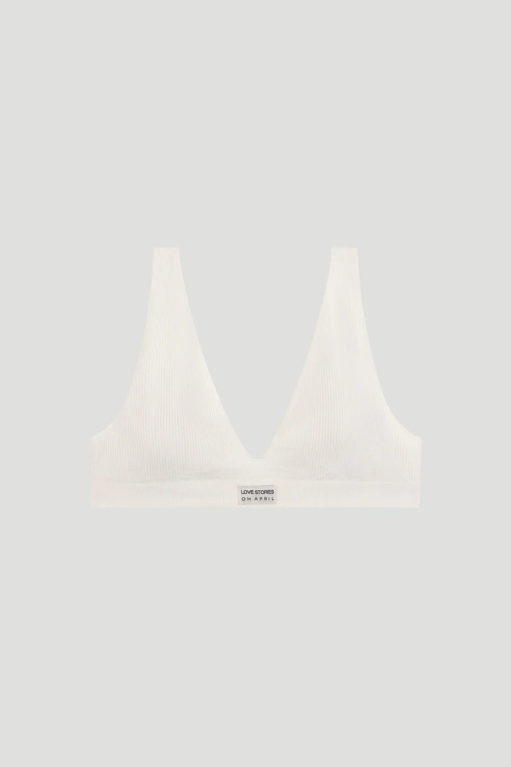 OH APRIL Josey Bralette Off White