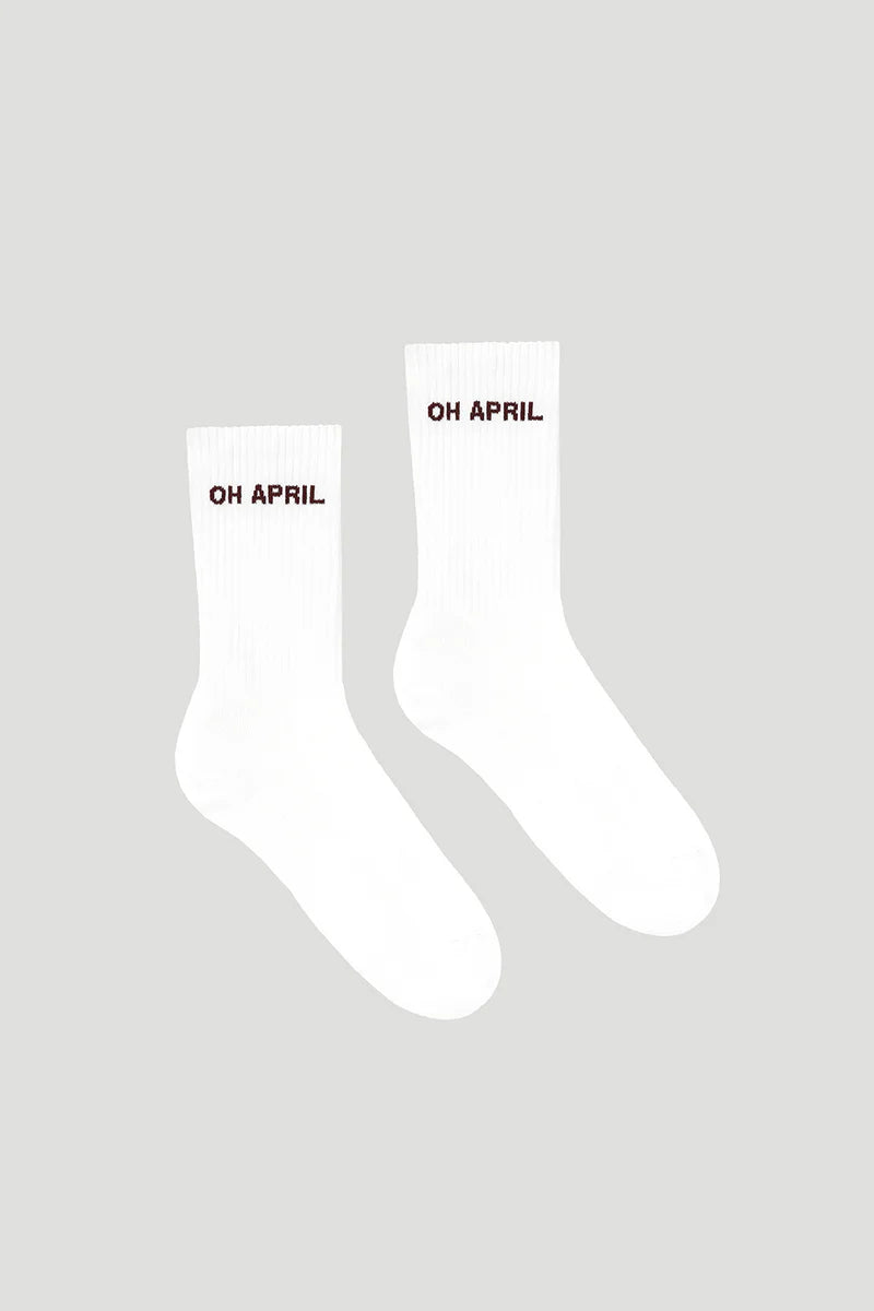 OH APRIL Steffi Socks Cherrywood