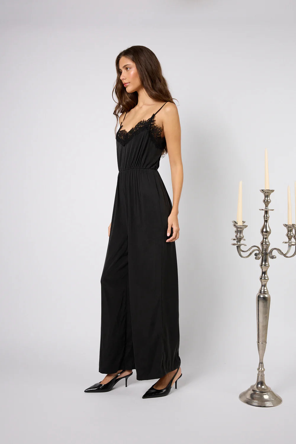 OH APRIL Tala Jumpsuit Graphite