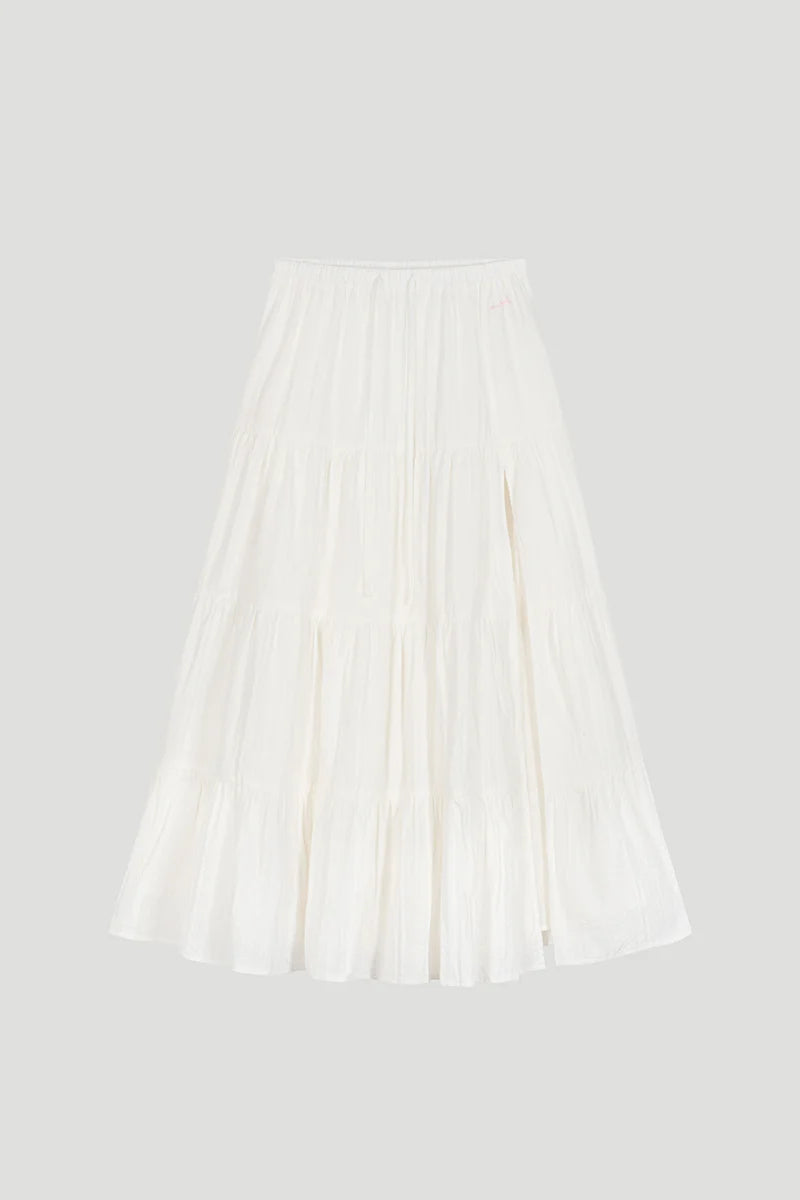 OH APRIL Valeska Skirt Off White