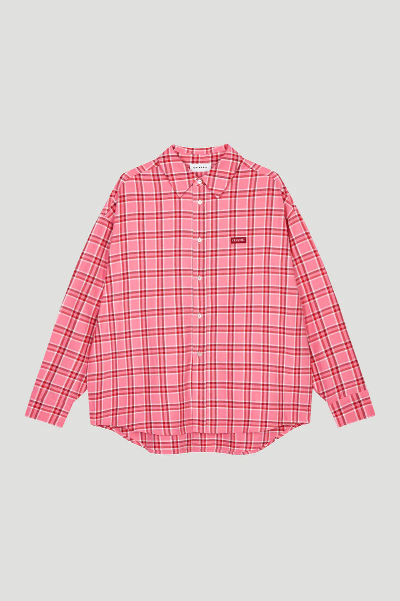 OH APRIL Vivian Shirt Dark Rose