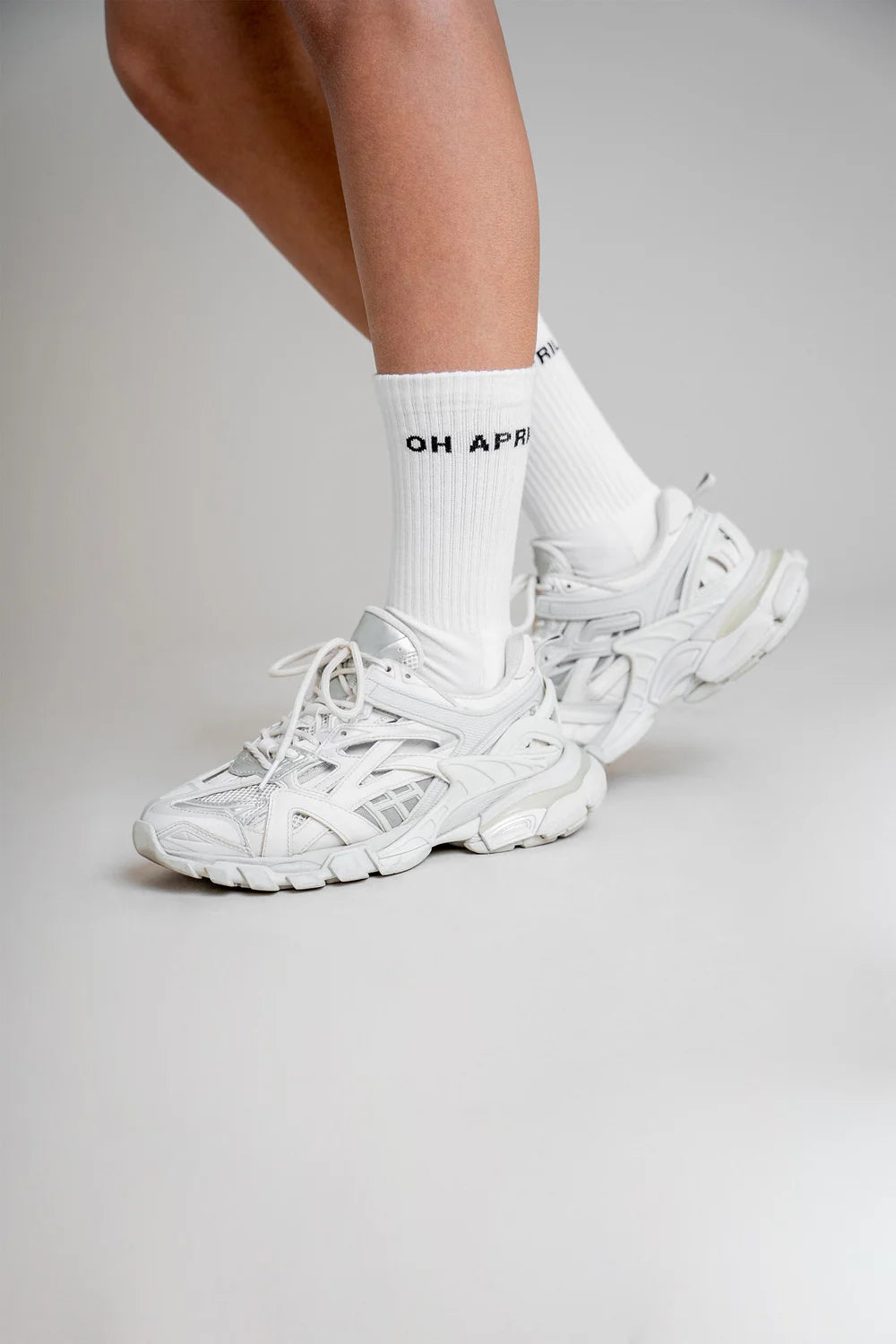 OH APRIL Steffi Socks WHITE