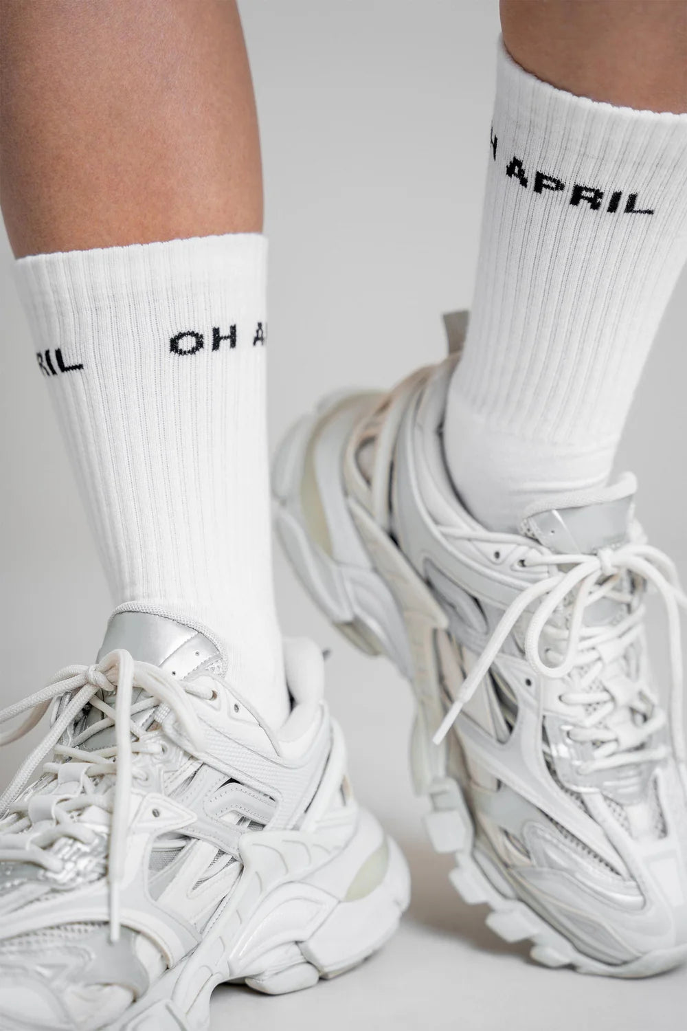 OH APRIL Steffi Socks WHITE