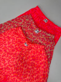 Signature Plisseehose hot pink LEO POWER orange/fuchsia
