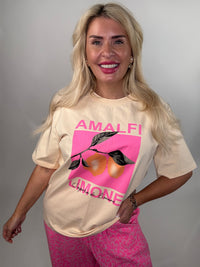 Statement Shirt beige AMALFI LIMONE