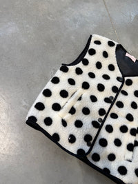 DOTS Weste Teddy weiß/schwarz