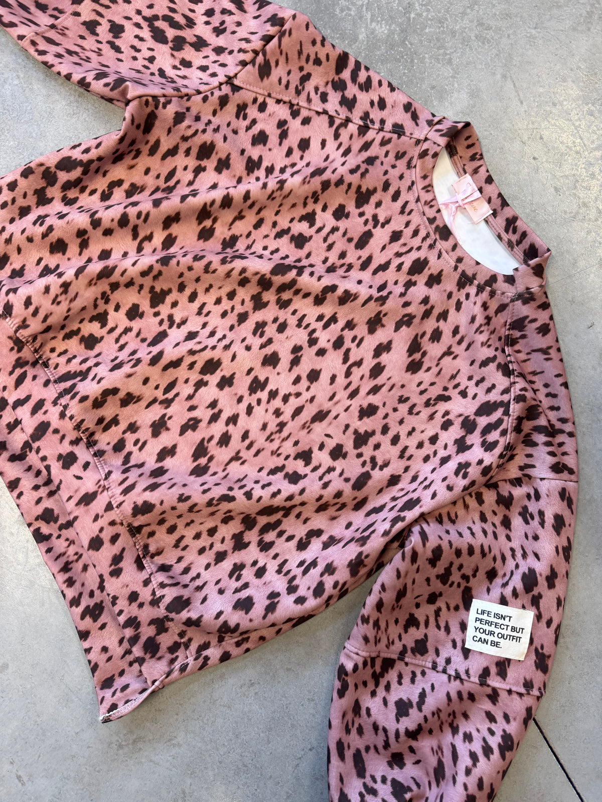 Butterstoff Sweater PERFECT OUTFIT rose/braun REH