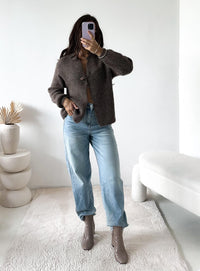 Strickjacke SWEET Cloudy Taupe