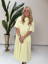 Baumwoll Kleid FASHIONISTA gelb