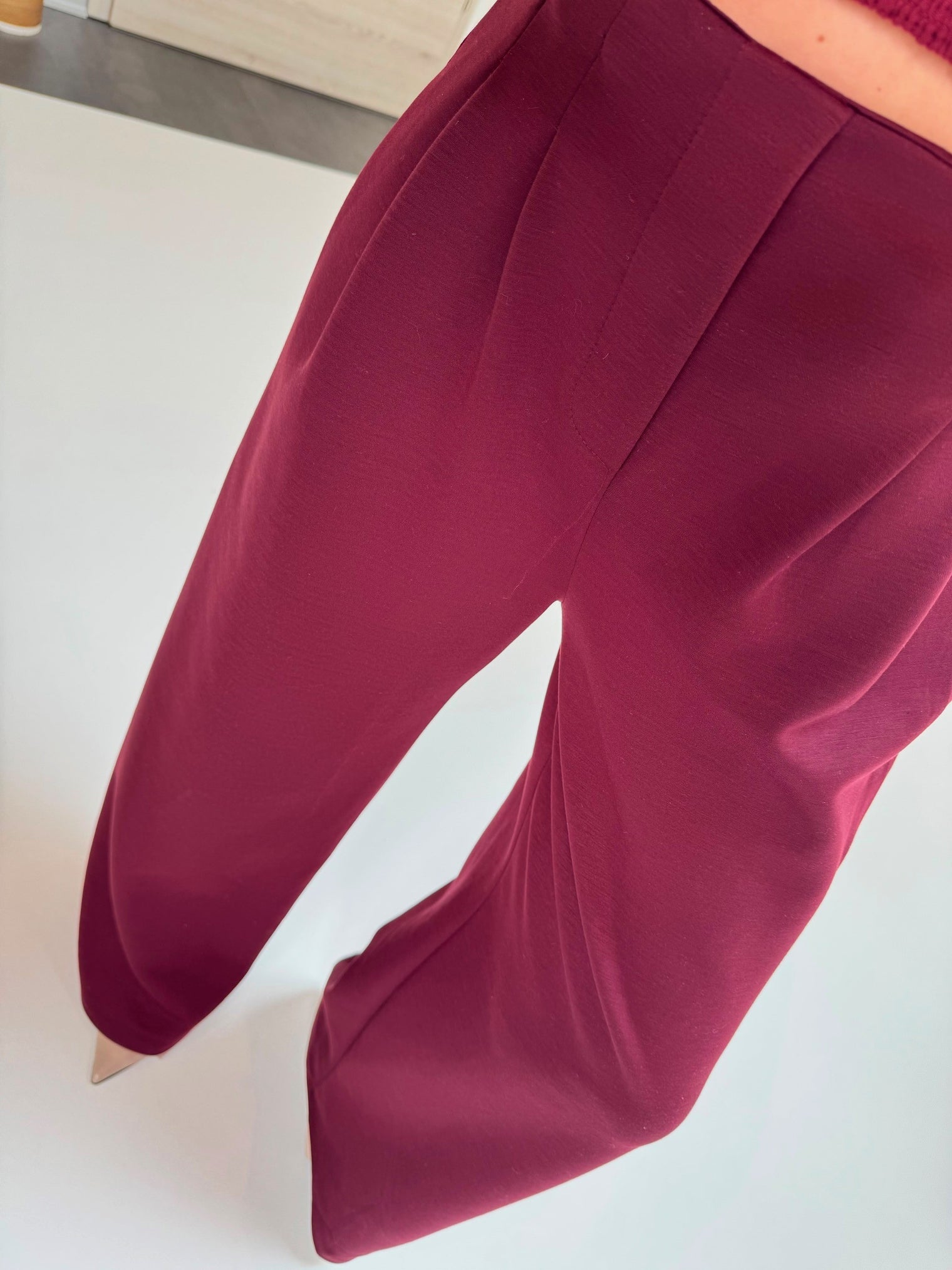 Butterstoff Hose CLASSY WOMAN burgundy