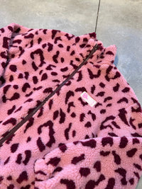 Kuschel Jacke LEO & Patch DRESS FOR YOURSELF rosa/burgundy