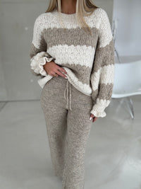 Strickhose SUPER SOFT taupe