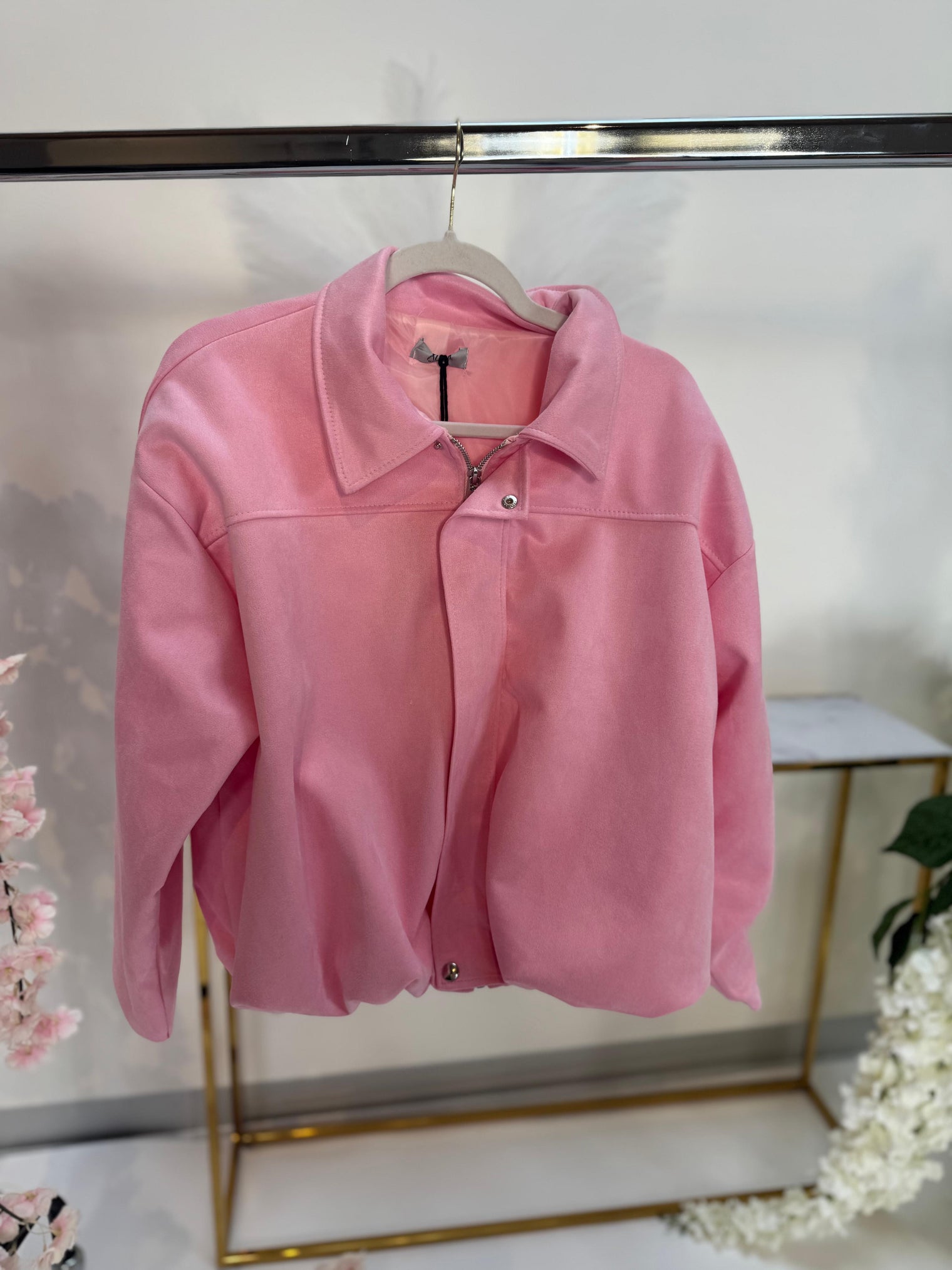 Velours Lederjacke KILL THEM WITH SOFTNESS