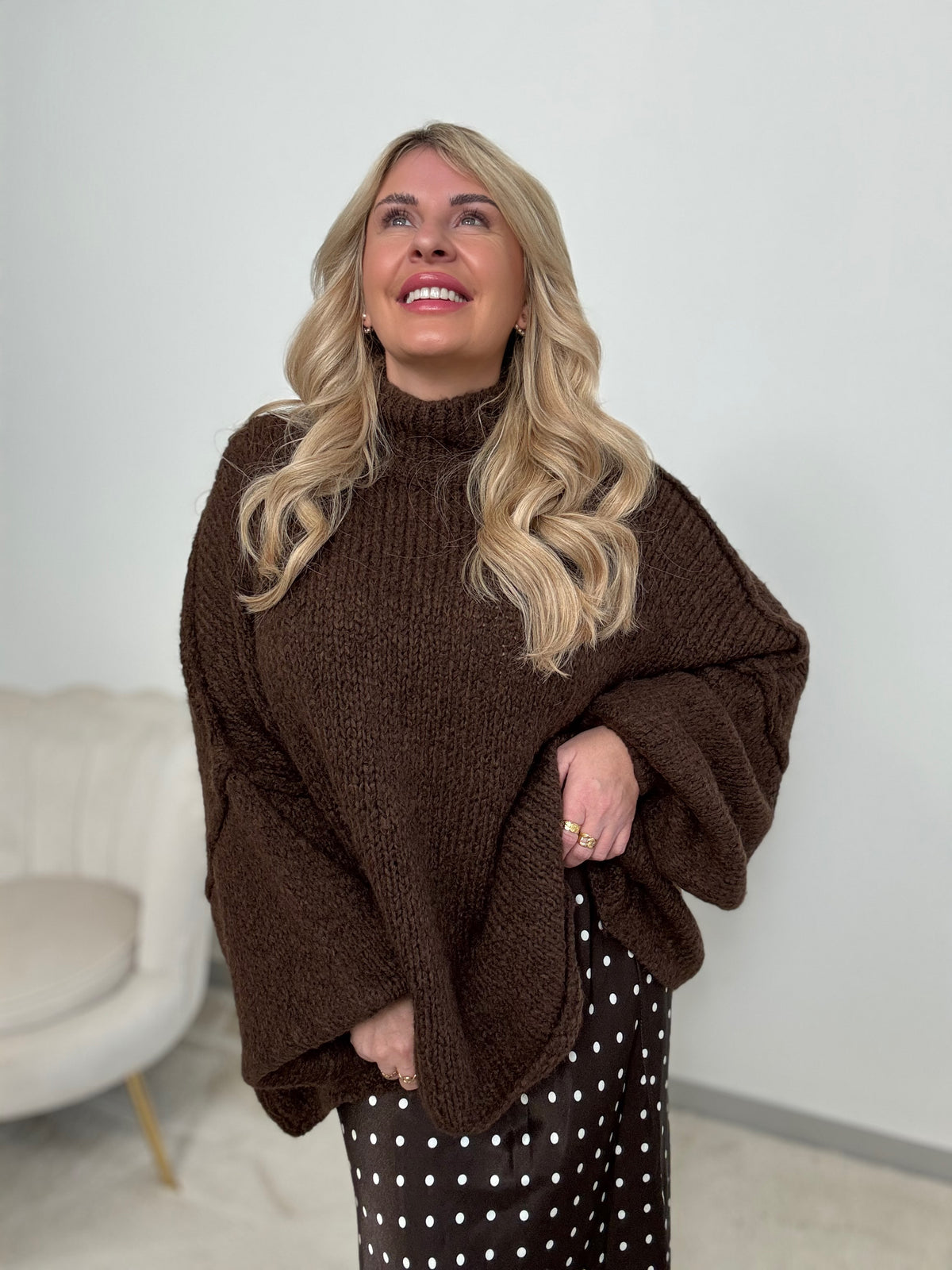 Kuschelweicher OVERSIZE Strickpullover