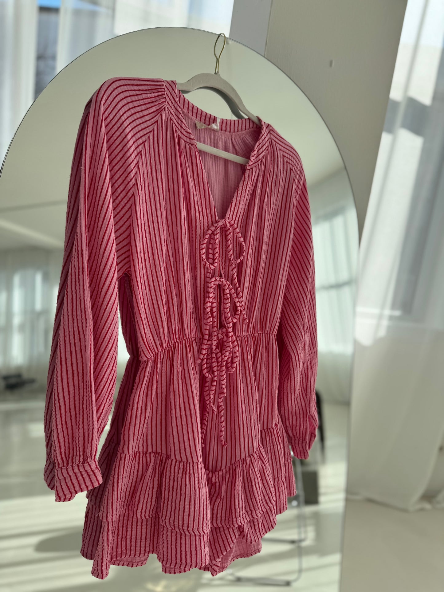 Jumpsuit SOFT STRIPES pink