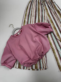 Butterstoff Shirt CROPPED COOLNESS rosa