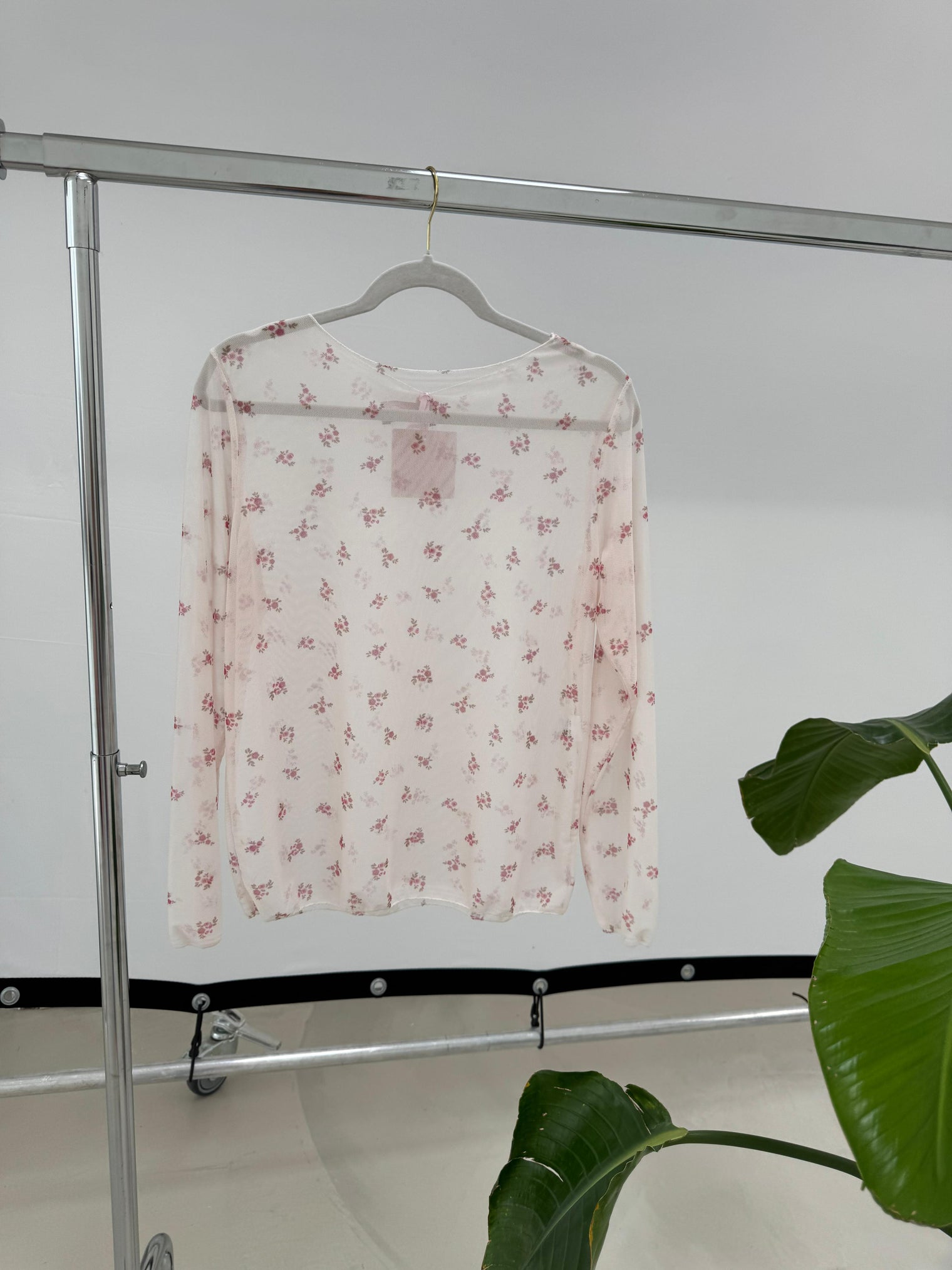 Mesh Langarmshirt LITTLE FLOWERS