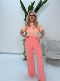 Hose rosa Peach  LEO Sweaty